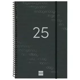 Agenda Finocam YEAR Noir 16,5 x 24,2 cm 2025 de Finocam, Agendas civils & carnets de RDV - Réf : S8437414, Prix : 11,23 €, Re...