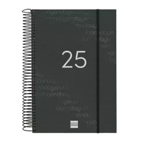 Agenda Finocam YEAR Noir 16,5 x 24,2 cm 2025 de Finocam, Agendas civils & carnets de RDV - Réf : S8437416, Prix : 19,53 €, Re...