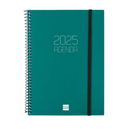 Agenda Finocam OPAQUE Verde A5 15,5 x 21,2 cm 2025 de Finocam, Agendas e calendários - Ref: S8437417, Preço: 9,23 €, Desconto: %