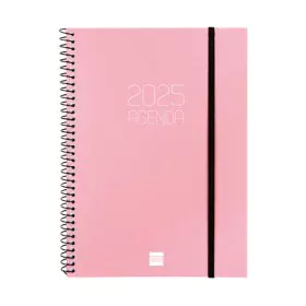 Agenda Finocam OPAQUE Cor de Rosa A5 15,5 x 21,2 cm 2025 de Finocam, Agendas e calendários - Ref: S8437419, Preço: 9,23 €, De...