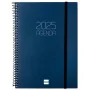 Agenda Finocam OPAQUE Bleu A5 15,5 x 21,2 cm 2025 de Finocam, Agendas civils & carnets de RDV - Réf : S8437422, Prix : 9,23 €...