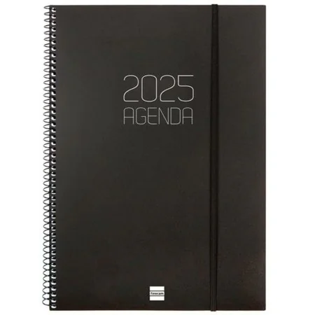 Agenda Finocam OPAQUE Noir A4 21 x 29,7 cm 2025 de Finocam, Agendas civils & carnets de RDV - Réf : S8437428, Prix : 14,56 €,...