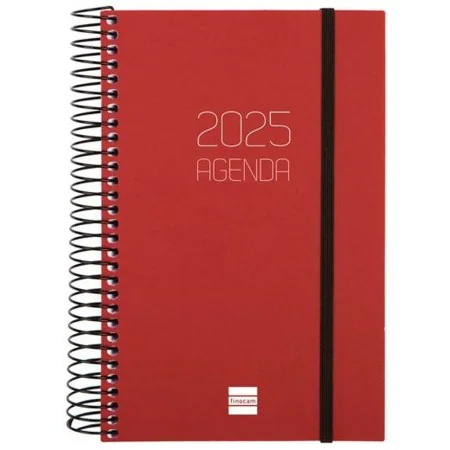 Agenda Finocam OPAQUE Bordeaux 11,7 x 18,1 cm 2025 de Finocam, Agendas civils & carnets de RDV - Réf : S8437434, Prix : 12,90...