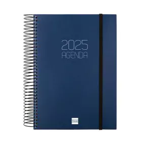 Agenda Finocam OPAQUE Bleu A5 15,5 x 21,2 cm 2025 de Finocam, Agendas civils & carnets de RDV - Réf : S8437435, Prix : 14,56 ...