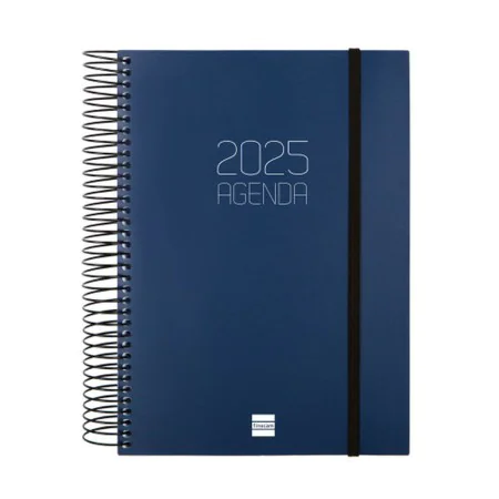 Diary Finocam OPAQUE Blue A5 15,5 x 21,2 cm 2025 by Finocam, Appointment Books & Planners - Ref: S8437435, Price: 14,56 €, Di...