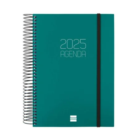 Diary Finocam OPAQUE Green A5 15,5 x 21,2 cm 2025 by Finocam, Appointment Books & Planners - Ref: S8437436, Price: 14,56 €, D...