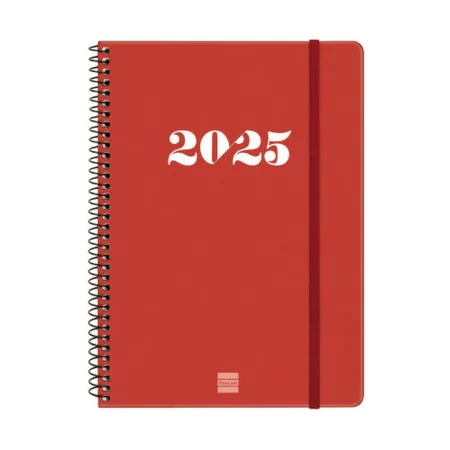 Agenda Finocam MY E10 Vermelho A5 15,5 x 21,2 cm 2025 de Finocam, Agendas e calendários - Ref: S8437444, Preço: 9,23 €, Desco...