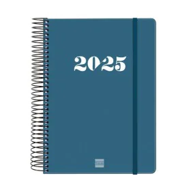 Diary Finocam MY E10 Blue A5 15,5 x 21,2 cm 2025 by Finocam, Appointment Books & Planners - Ref: S8437446, Price: 14,56 €, Di...