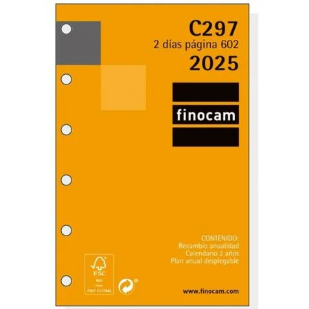 Diary Refill Finocam CLASSIC C297 602 2025 7,3 x 11,4 cm by Finocam, Planner Refills - Ref: S8437461, Price: 7,02 €, Discount: %