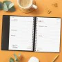 Agenda Finocam DUOBAND E10 Noir A5 15,5 x 21,2 cm 2025 Bloc de Notes de Finocam, Agendas civils & carnets de RDV - Réf : S843...