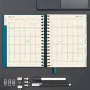 Agenda Finocam TEMPUS Bleu quarto 15,5 x 21,7 cm 2025 de Finocam, Agendas civils & carnets de RDV - Réf : S8437483, Prix : 19...