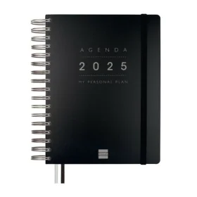 Agenda Finocam TEMPUS Preto Quarto 15,5 x 21,7 cm 2025 de Finocam, Agendas e calendários - Ref: S8437484, Preço: 19,05 €, Des...