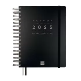 Agenda Finocam TEMPUS Preto Quarto 15,5 x 21,7 cm 2025 de Finocam, Agendas e calendários - Ref: S8437484, Preço: 19,05 €, Des...