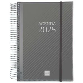 Agenda Finocam Gris A5 15,5 x 21,2 cm 2025 de Finocam, Agendas civils & carnets de RDV - Réf : S8437497, Prix : 15,40 €, Remi...