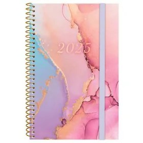 Diary Finocam DESIGN COLLECTION 11,7 x 18,1 cm 2025 Floral by Finocam, Appointment Books & Planners - Ref: S8437506, Price: 8...