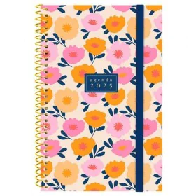 Agenda Finocam DESIGN COLLECTION 11,7 x 18,1 cm 2025 Floreale di Finocam, Diari per appuntamenti e agende - Rif: S8437508, Pr...