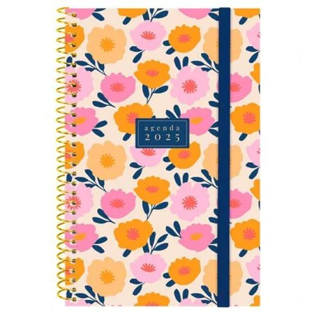 Agenda Finocam DESIGN COLLECTION 11,7 x 18,1 cm 2025 Floral de Finocam, Agendas civils & carnets de RDV - Réf : S8437508, Pri...