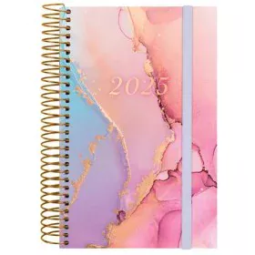 Agenda Finocam DESIGN COLLECTION 11,7 x 18,1 cm 2025 Floreale di Finocam, Diari per appuntamenti e agende - Rif: S8437514, Pr...