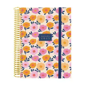 Agenda Finocam DESIGN COLLECTION A5 15,5 x 21,2 cm 2025 Floreale di Finocam, Diari per appuntamenti e agende - Rif: S8437520,...