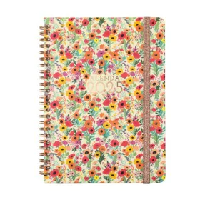 Diary Finocam YOU A5 15,5 x 21,2 cm 2025 Floral by Finocam, Appointment Books & Planners - Ref: S8437528, Price: 10,39 €, Dis...