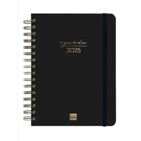 Agenda Finocam ALMA Negro A5 15,5 x 21,2 cm 2025 de Finocam, Agendas y calendarios - Ref: S8437541, Precio: 16,63 €, Descuent...