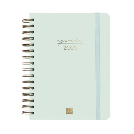 Agenda Finocam ALMA Menta A5 15,5 x 21,2 cm 2025 de Finocam, Agendas e calendários - Ref: S8437543, Preço: 16,63 €, Desconto: %