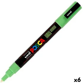 Pennarello per vernice acrilica POSCA PC-3M Verde Chiaro 0,9-1,3 mm (6 Unità) di POSCA, Pennarelli indelebili e marcatori - R...