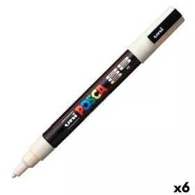 Rotulador de tinta acrílica POSCA PC-3M Bege 0,9-1,3 mm (6 Unidades) de POSCA, Marcadores permanentes - Ref: S8437634, Preço:...