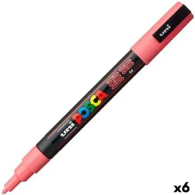 Rotulador de tinta acrílica POSCA PC-3M Coral 0,9-1,3 mm (6 Unidades) de POSCA, Marcadores permanentes - Ref: S8437639, Preço...