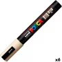 Acryl-Farbstift POSCA PC-5M Beige 1,8-2,5 mm (6 Stück) von POSCA, Permanent-Marker - Ref: S8437644, Preis: 19,90 €, Rabatt: %