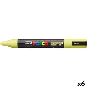 Acryl-Farbstift POSCA PC-5M Gelb 1,8-2,5 mm (6 Stück) von POSCA, Permanent-Marker - Ref: S8437645, Preis: 19,90 €, Rabatt: %