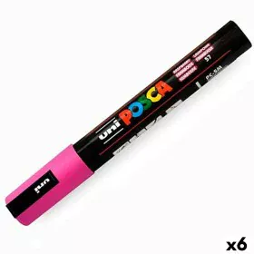 Acryl-Farbstift POSCA PC-5M Himbeere 1,8-2,5 mm (6 Stück) von POSCA, Permanent-Marker - Ref: S8437651, Preis: 19,90 €, Rabatt: %