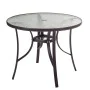 Dining Table Neila 90 x 90 x 72 cm Crystal Steel by BigBuy Home, Dining Tables - Ref: S8700004, Price: 91,16 €, Discount: %