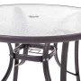 Mesa de Comedor Neila 90 x 90 x 72 cm Cristal Acero de BigBuy Home, Mesas de comedor - Ref: S8700004, Precio: 91,16 €, Descue...