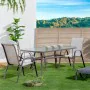 Table de Salle à Manger Neila 150 x 90 x 72 cm Verre Acier de BigBuy Home, Tables de jardin - Réf : S8700013, Prix : 127,63 €...