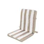 Coussin de chaise Rayures 90 x 40 x 4 cm Beige de BigBuy Home, Chaises - Réf : S8700032, Prix : 28,77 €, Remise : %