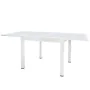 Expandable table Thais 90 x 90 x 74 cm Aluminium by BigBuy Home, Dining Tables - Ref: S8700049, Price: 311,02 €, Discount: %