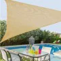 Voiles d'ombrage Auvent 5 x 5 m Beige Polyéthylène 500 x 500 x 0,5 cm de BigBuy Home, Voiles d'ombrage - Réf : S8700053, Prix...