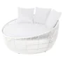 Sun-lounger Dido 160 x 160 x 76 cm Circular White by BigBuy Garden, Sunloungers - Ref: S8700071, Price: 802,36 €, Discount: %