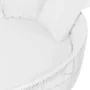 Sun-lounger Dido 160 x 160 x 76 cm Circular White by BigBuy Garden, Sunloungers - Ref: S8700071, Price: 802,36 €, Discount: %