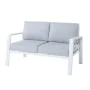 Zweisitzer-Sofa Thais Weiß Aluminium 132,20 x 74,80 x 73,30 cm von BigBuy Home, Loveseats - Ref: S8700110, Preis: 391,64 €, R...