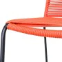 Garden chair Antea 57 x 61 x 90 cm Red Rope by BigBuy Home, Garden Dining Chairs - Ref: S8700114, Price: 62,35 €, Discount: %