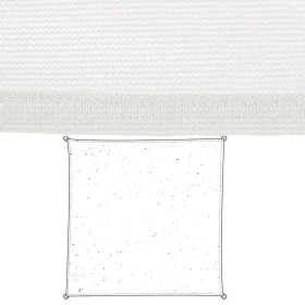 Voiles d'ombrage Auvent 5 x 5 m Blanc Polyéthylène 300 x 300 x 0,5 cm de BigBuy Home, Voiles d'ombrage - Réf : S8700120, Prix...