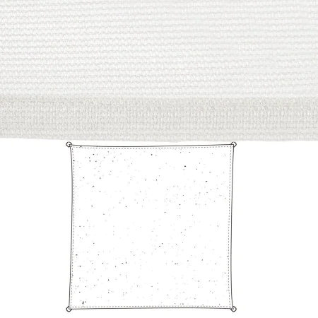 Velas de sombra Toldo 5 x 5 m Blanco Polietileno 300 x 300 x 0,5 cm de BigBuy Home, Velas de sombra - Ref: S8700120, Precio: ...