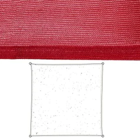 Voiles d'ombrage Auvent Cerise Polyéthylène 500 x 500 x 0,5 cm de BigBuy Home, Voiles d'ombrage - Réf : S8700132, Prix : 82,1...