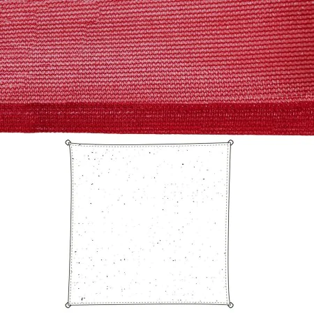 Voiles d'ombrage Auvent Cerise Polyéthylène 500 x 500 x 0,5 cm de BigBuy Home, Voiles d'ombrage - Réf : S8700132, Prix : 82,1...