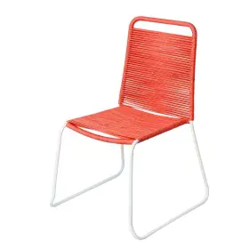 Garden chair Antea 57 x 61 x 90 cm Red Rope by BigBuy Home, Garden Dining Chairs - Ref: S8700149, Price: 62,35 €, Discount: %