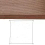 Voiles d'ombrage Auvent 5 x 5 m Chocolat Polyéthylène 500 x 500 x 0,5 cm de BigBuy Home, Voiles d'ombrage - Réf : S8700150, P...