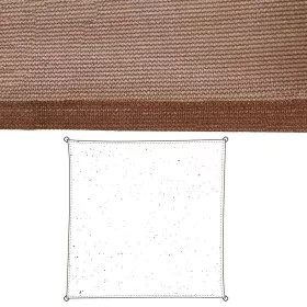 Toldos de vela Toldo 5 x 5 m Chocolate Polietileno 500 x 500 x 0,5 cm de BigBuy Home, Toldos de vela - Ref: S8700150, Preço: ...