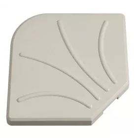 Base para Guarda-Sol Cimento Branco 47 x 47 x 5,5 cm de BigBuy Home, Bases e suportes para guarda-sóis - Ref: S8700160, Preço...